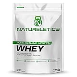 NATURELETICS 1kg 100% reines instantisiertes Premium Whey Proteinpulver ohne Süßstoffe und Zuckerzusatz, Made in Germany, Eiweißpulver mit sehr hohem BCAA Anteil von 22%, Geschmacksneutral