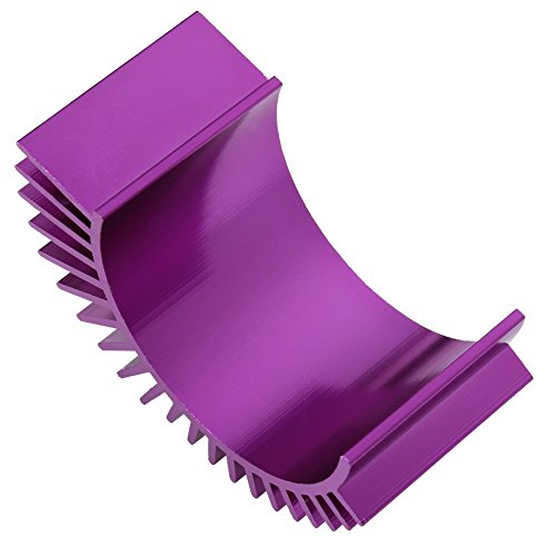 Hobbypark (2-Pack) Aluminum Electric Engine Motor Heatsink Fins Cooling For Rc 540 550 3650 Size Brushed Brushless Rc Car Accessories #TOP2