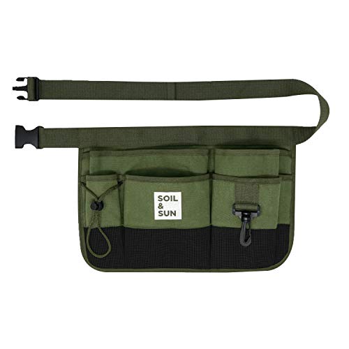 Soil and Sun Canvas Gardening Tool Belt