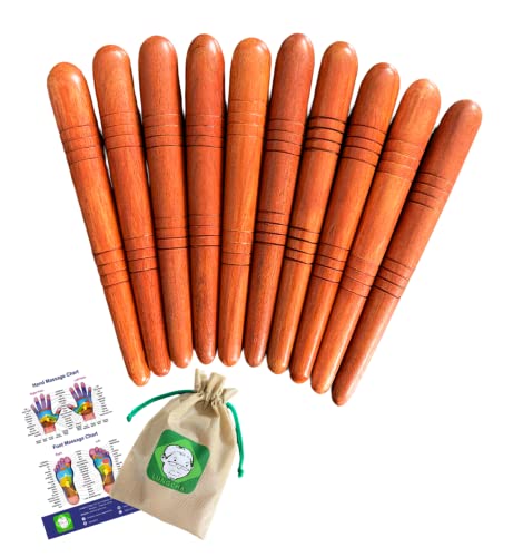 Lungcha Thai Traditional Wooden For Foot Massage Stick Tool Reflexology  cover