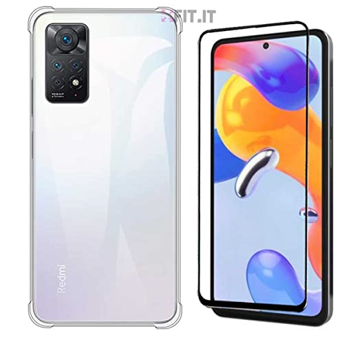 Capinha Capa Anti Impacto Compatível com Xiaomi Redmi Note 11 Pro 5G + Película 5D Cerâmica