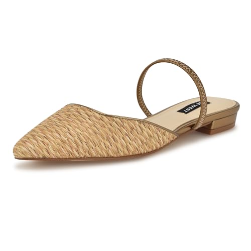 Mules d'exception Gorga Nine West naturel clair 110 pour femme élégante
