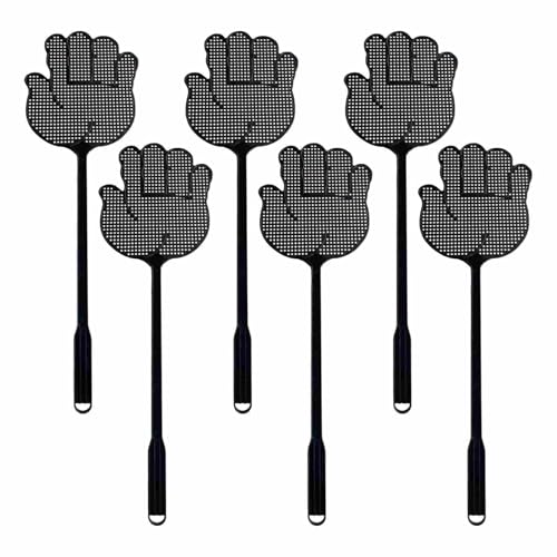 Scacciamosche a forma di mano, resistente, per interni, carino, anti-insetti e vespe (resistente, 6)