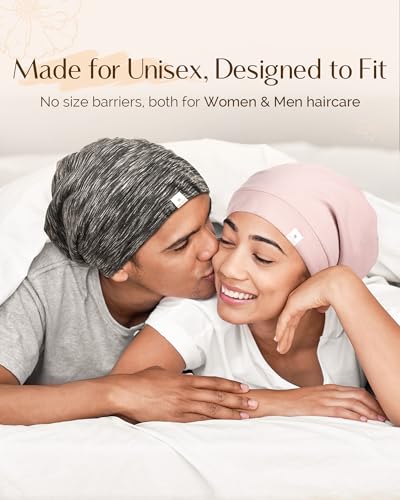 image for YANIBEST Silk Satin Bonnet Hair Wrap for Sleeping - Adjustable Stay on