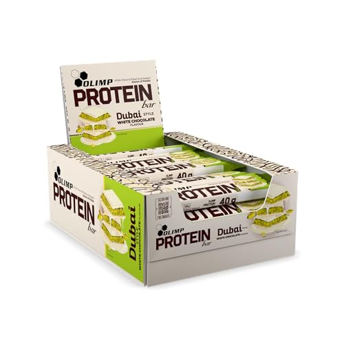 Olimp Proteinriegel Protein Bar 25 x 40g Dubai Style White Chocolate - Powerbar Riegel