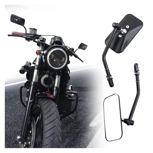 Rétroviseurs moto pour Dyna Fatboy évitant les angles morts - 5