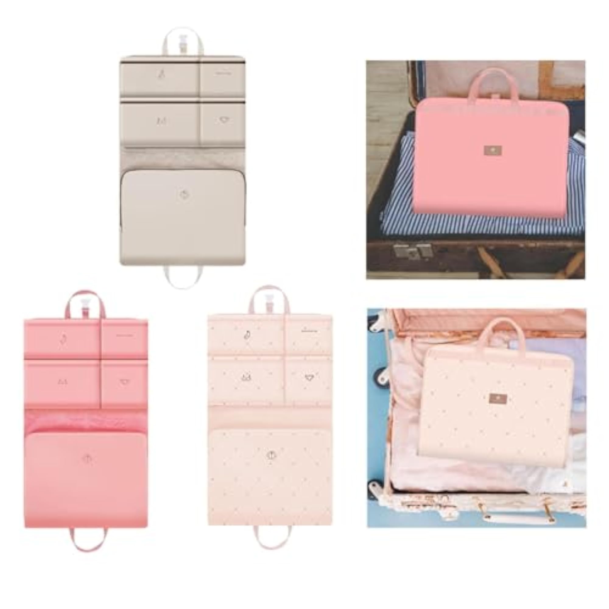 Packing Cube for Travel Pouch Waterproof, Beige