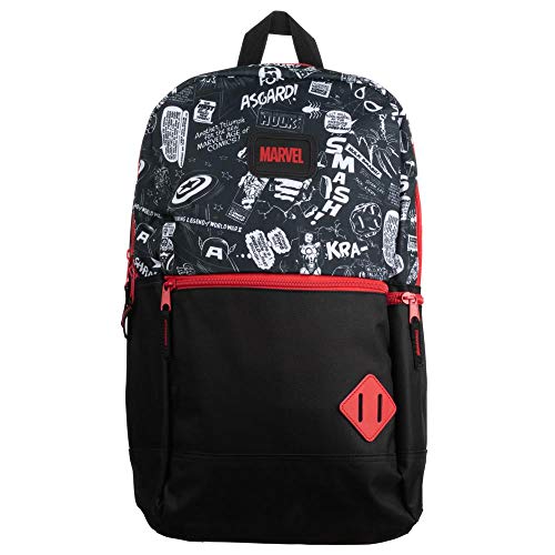 Marvel Comic Book Superhero Speech Bubble Tech Backpack2