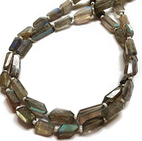Labradorite facettée LKBEADS finissez-en avec les perles ternes grâce à nos sticks intenses 15mm