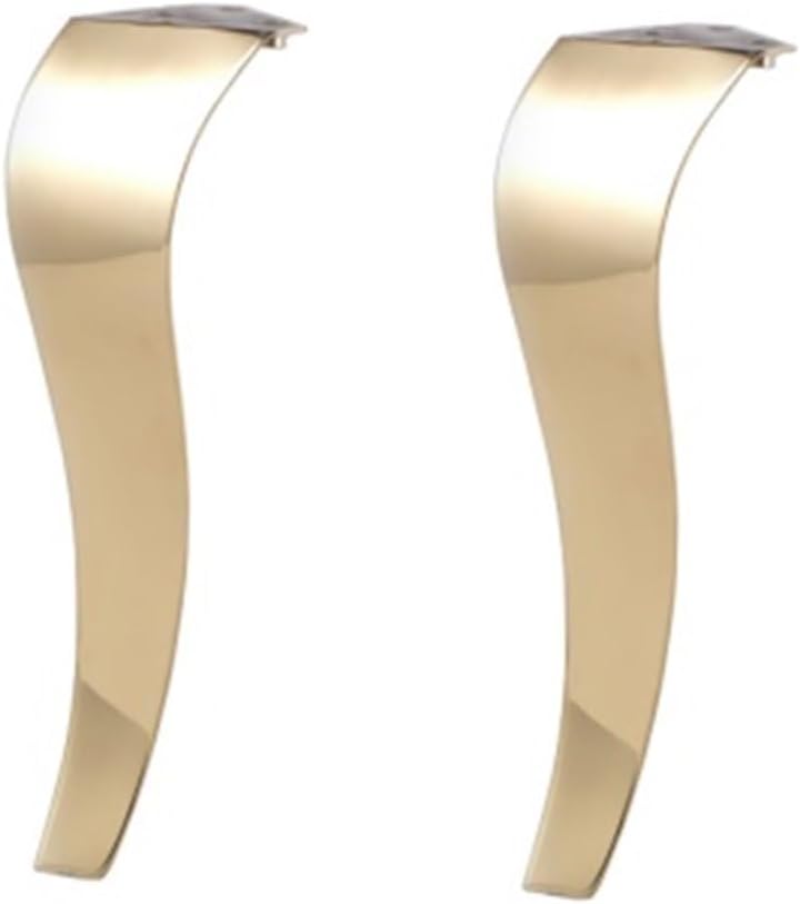 AVIMYA 2PCS European Furniture Legs Feet Replacement for Tea Coffee Table Stool Bar Sofa Cabinet TV Stands 350/400/450mm with Screws (Color : 400mm Silver)