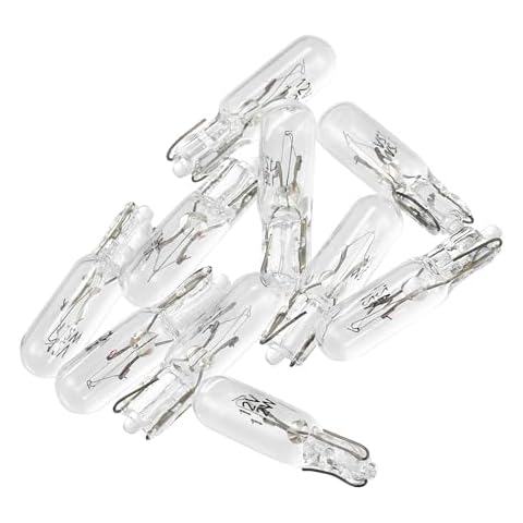 Partuto 10 Pcs 12V T5 Car LED Bulbs Cover