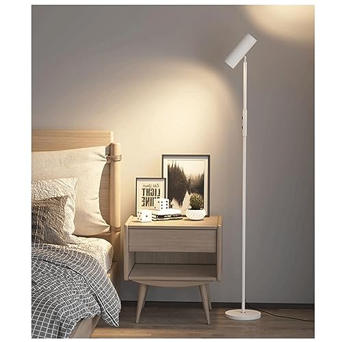Lampe sur pied haut et bas HJLJKG avec abat-jour rotatif pour lecture en chambre