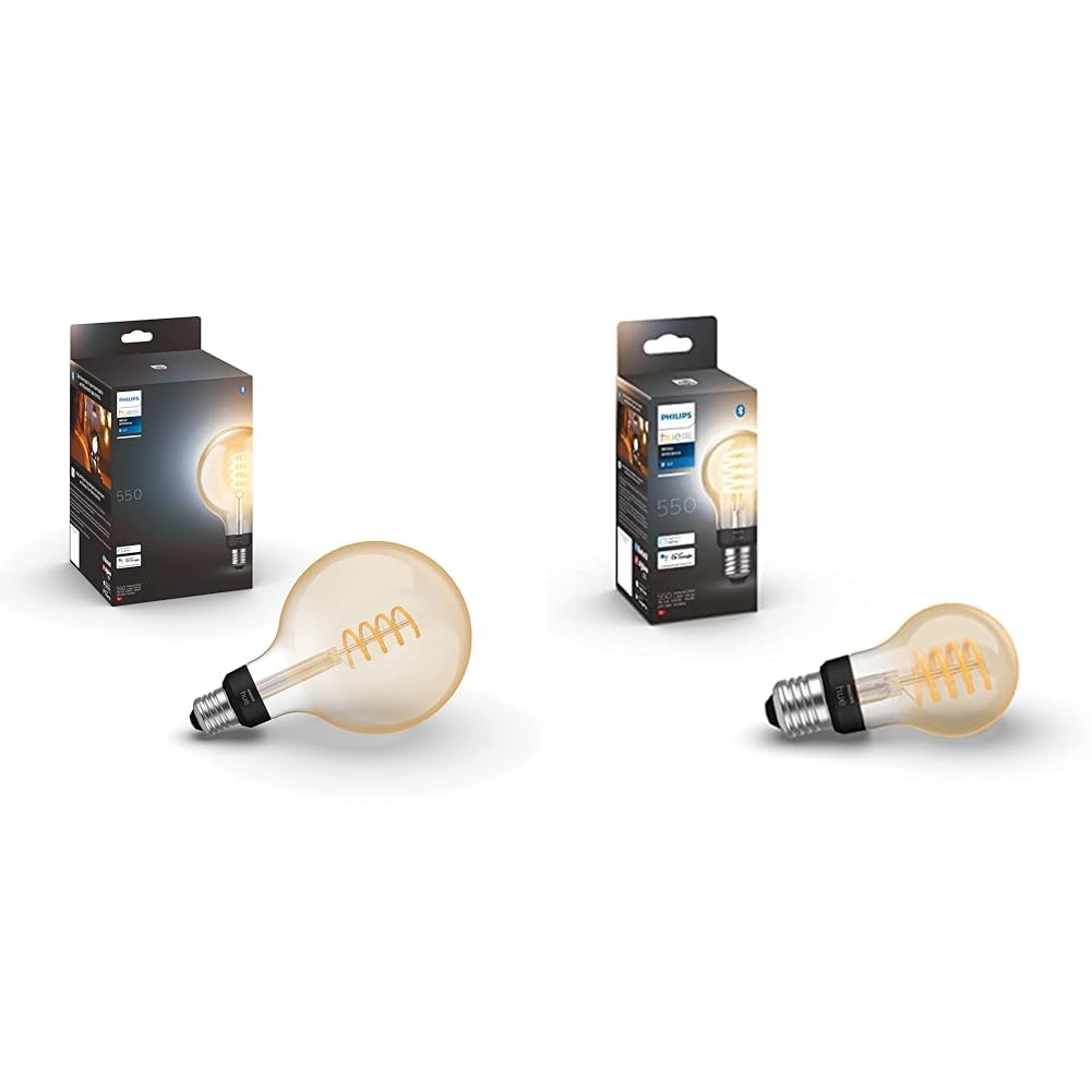 Ampoule LED connectée E27 Filament Philips Hue pour adapter votre lumière blanche au quotidien