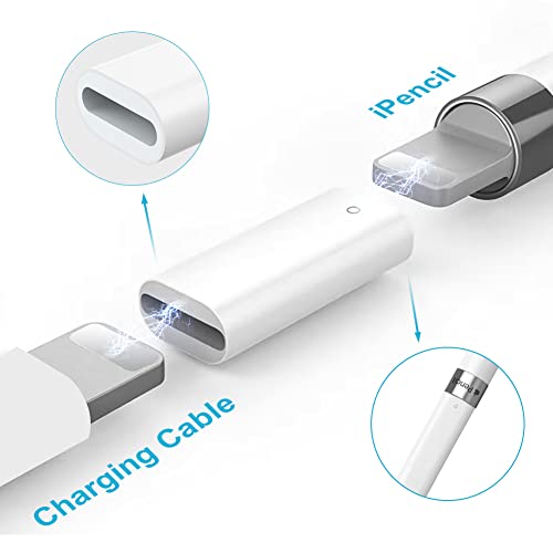 flintronic 2 Pcs Charging Adapter Connector Compatible with Apple Pencil 1st Generation - Image 3