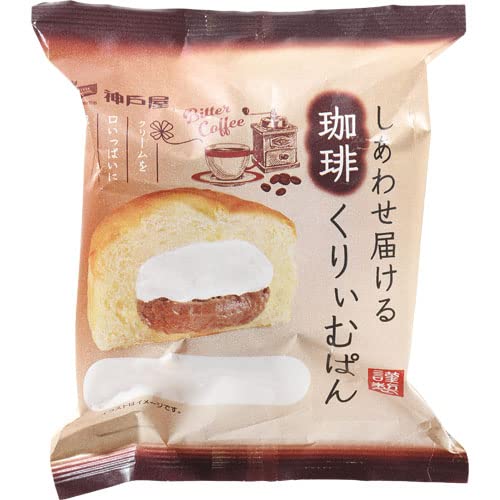 Amazon | 神戸屋 しあわせ届ける珈琲くりぃむぱん 1コ | 神戸屋