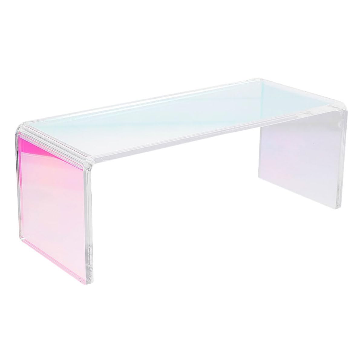 Cuscinetto Manicure in Acrilico Bianco, Poggiamano Spesso per Unghie | Supporto per Polso, Uso Domestico e Manicure, Pratica Forma Cuscino, Finitura Trasparente