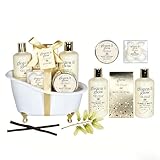 GLOSS ! Cofre de baño LUXURY GOLD – Cofre de belleza para mujer – Cesta de belleza, cuidado y bienestar – Regalo para mujer, cumpleaños, Navidad, profesora, Día de la Madre - BAIGNOIRE