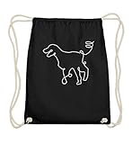 hochwertige Baumwolle, robuste Zugbänder, Volumen ca. 12l, 100% Baumwolle, Universal-Größe