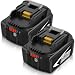 Produktbild 2 Stück Akku Ersatzakku für Makita 18V Akku 5500mAh, BL1850B für Baustellenradio DMR108 DMR110 DMR107 Radio mit LED Werkzeugakku