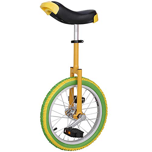 VNVFJKLO Monociclo, Monociclo de 20/18/16 Pulgadas, for Hombres, con Ruedas Antideslizantes, Llanta aleación, neumático Extra Grueso, Asiento Ajustable(20inch)