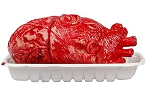 MOLEZU Handmade Halloween Realistic Internal Body Organs Props, Heart, Life Size