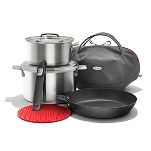 OXO Outdoor 8 Piece Camping Cookwar...