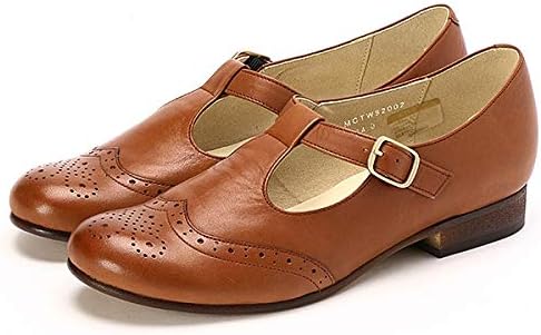 Amazon マリー クラブ クッション入り ウィングチップローファー ブラウン 23 5 ファッションサンダル