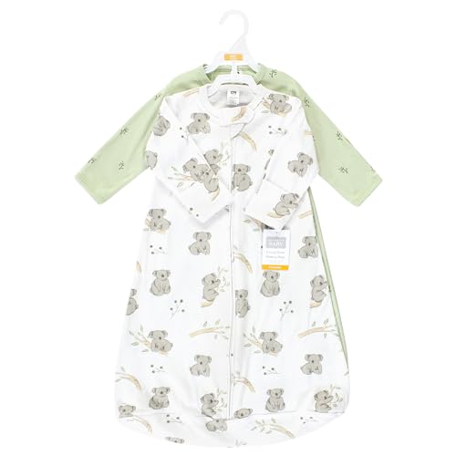 Image of Hudson Baby Unisex Baby Cotton Long-Sleeve Wearable Sleeping Bag, Sack, Blanket