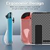 HEYSTOP-Carcasa-Compatible-con-Nintendo-Switch-Funda-Nintendo-Switch-con-Protector-de-Pantalla-para-Nintendo-Switch-Console-y-Grip-con-6-Agarres-para-el-Pulgar-Nueva-Version