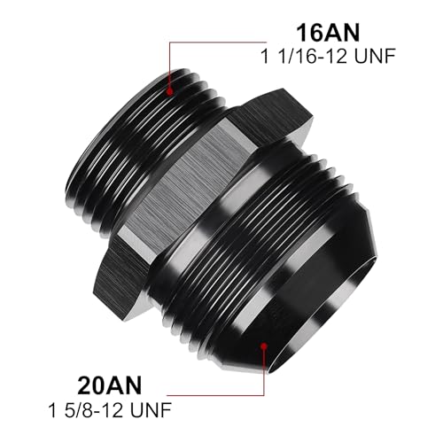 Image of EVIL ENERGY 20AN Flare to AN16 ORB Male O-Ring Fitting Adapter