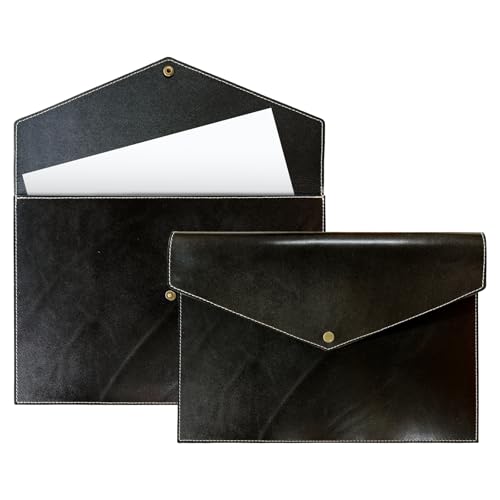 [leo&aoi] �Ȗ؃��U�[ �{�^���t�� A4�t�@�C�� ���ޓ��� �r�W�l�X�O�b�Y ���[ A4�T�C�Y �X�e�[�V���i���[ �����P�[�X ���� �v �������e���� �{�v �u���b�N