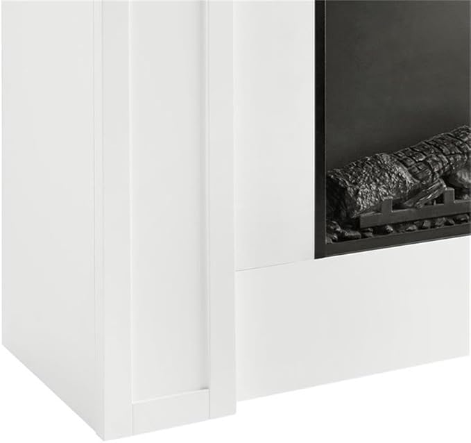 Chimenea eléctrica Bowery Hill 67.25" con repisa de madera miniatura 7