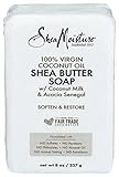 SheaMoisture SHEA MOISTURE 100% Virgin Oil Butter Soap,Coconut,8 Oz (U-BB-2690)