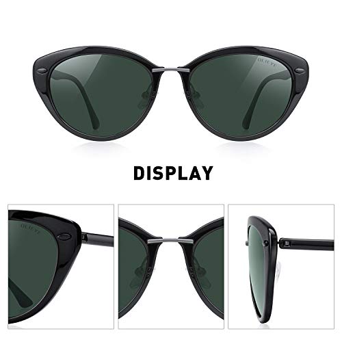 Classic Vintage Narrow Cat Eye Sunglasses for Women Clout Goggles TR90 Frame3