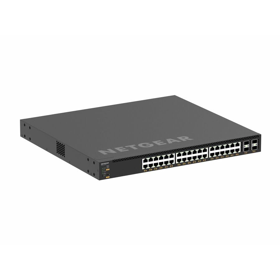 Image of NETGEAR AV Line M4350-36X4V 40 Port Switch XSM4340CV | L3 Managed Stackable | 36x2.5G PoE++ | 4x25G SFP | Rack-Mountable | Cloud Care's 3 Year Warranty SupportPlus Included