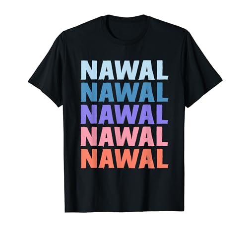Photo de Cadeau amusant Nawal Prénom personnalisé T-Shirt