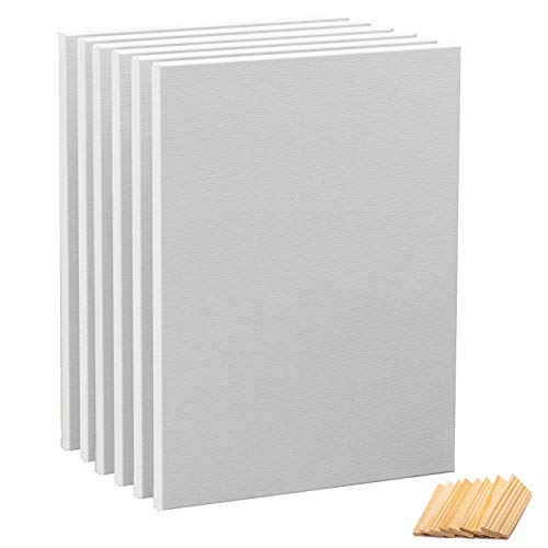 Elvielsl Set von 6 Künstler-Blanko-Leinwänden Cover