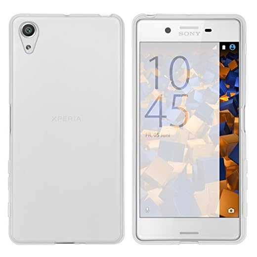 mumbi skyddsskal för Sony Xperia, Xperia X Performance, transp. weiss