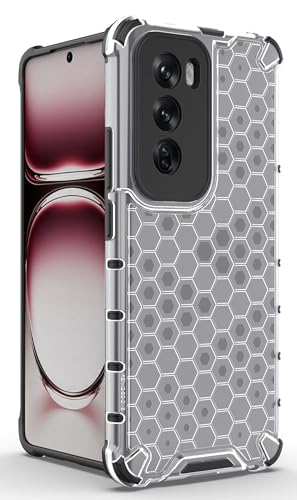 Image of Glasgow Back Case Cover Designed for [ Oppo Reno 12 5G / Reno12 5G ] (Stylish Look | Shock Proof) - Transparent