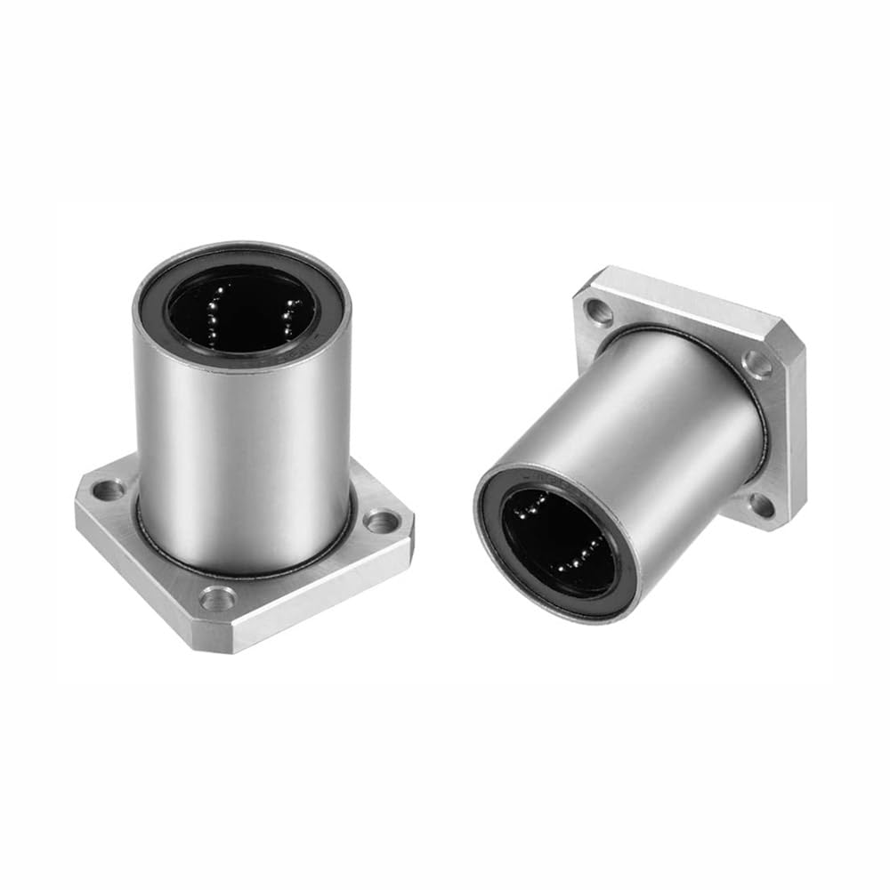8 PCS Linear Bearings, Slide Bearing, Linear Ball Bearing, Low-Friction Precision, Industrial Machinery(LMK6UU)