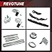 REVOTUNE Engine Timing Chain Kit 130286KA0A compatible with Nissan Pathfinder Infiniti QX60 2017-2024 VQ35DD 3.5L V6 Replaces OE 13021-6KA0A 130286KA1B 130706KA1C 13091JA10A 150416KA0A 130856KA0A