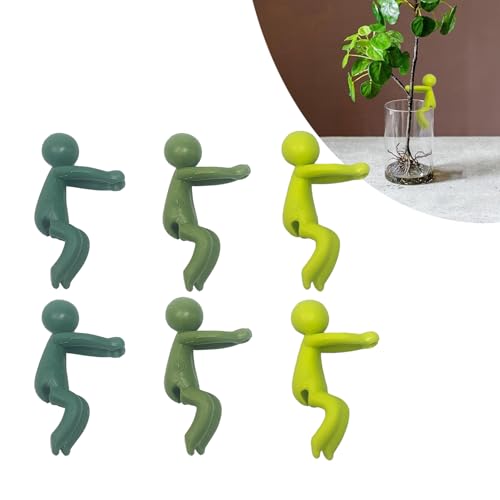 S-SNAIL-OO Plant Cutting Holders People, Plant Stem Support, Plant Nurturing Plant Supports, Gifts for Plant Lovers (6PCS)