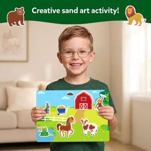 Skillmatics Sand Art Animals, Preschool Craft & Activity Kit for Kids - Image 2