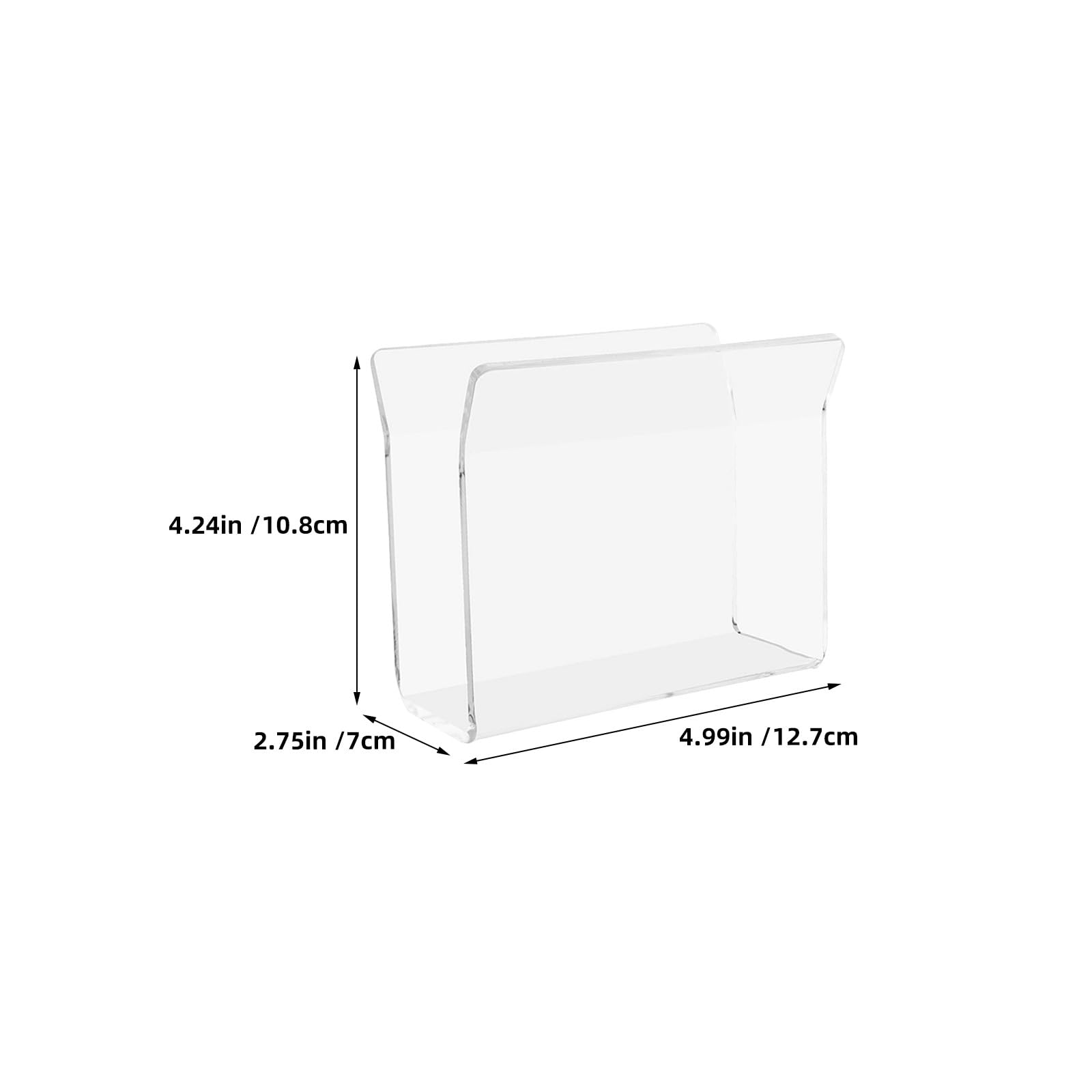 DOITOOL Dispensador de servilletas acrílico de 3 piezas: Soporte para pañuelos de encimera para cocina, baño, mesa de comedor - Dispensador de servilletas transparente para pañuelos y toallas de