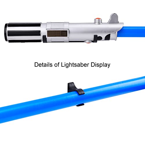 LEKUSHA Horizontal Lightsaber Wall Mount Holder Light Saber Display Rack Hook Stand, Compatible for Any Lightsaber, Black Pack of 1