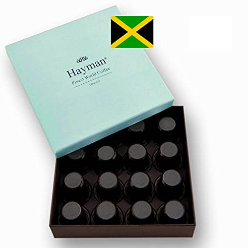 Hayman Coffee, 100% Blue Mountain Coffee From Jamaica, Coffee Pods For Nespresso Coffee Machine, 16 Pods | Espresso Pods Compatible With Nespresso Pods Original Machines, Medium Roast Coffee
