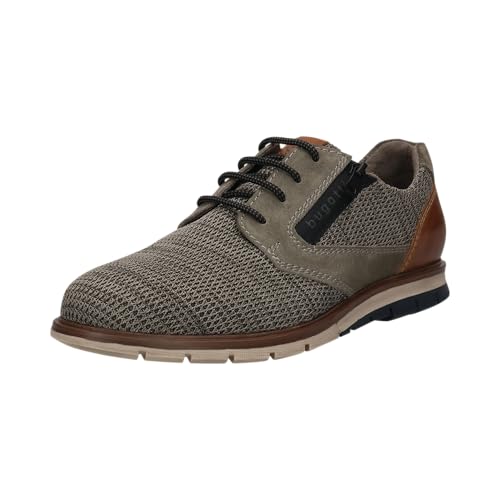 Zapatos con cordones bugatti 331-9711t de hombre en cuero elegante
