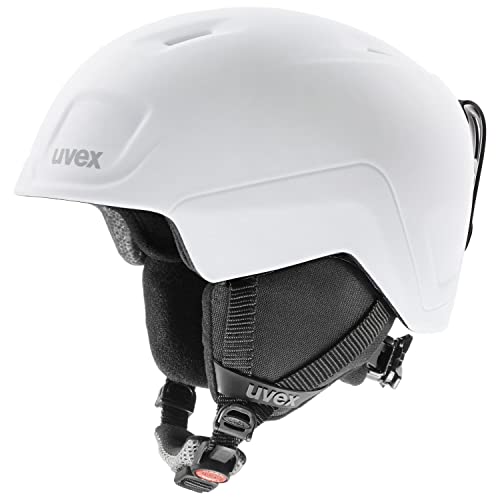 Apertura del casco con una mano sola mediante fibbia anatomica uvex monomatic
