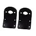 2 Pcs Motor Bracket dc Gear Motors Bracket Gear Motor Accessories dc Holder Metal Holder Metal Stand Right Angle Bracket Small Motor Mount 3D Aluminum Alloy Horizontal Hardware