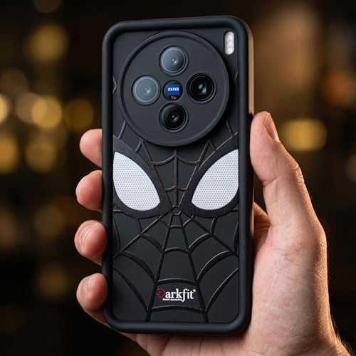 Image of DARKFIT Back Case Cover Compatible for Vivo X200 | Silicone Case | Camera & Body Protection| Shock Proof | for Vivo X200 | Color Black